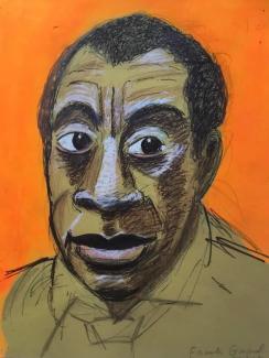 Portrait of James Baldwin 
