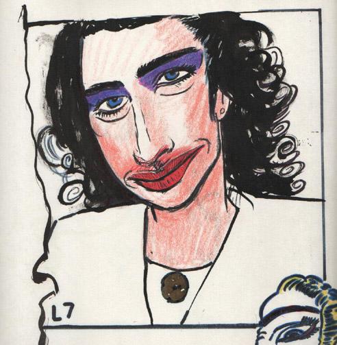 Jewish Girl in a Magazine  1998