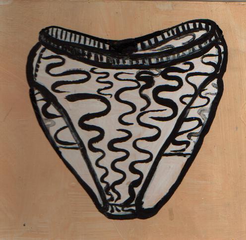 Lee Krasner's underpants   (from Saks Fifth Avenue)  2001-9
