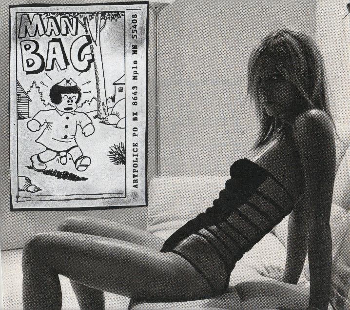 Artpolice/MAN BAG Poster in Ms Gwyneth Paltrow's Bedroom        1997