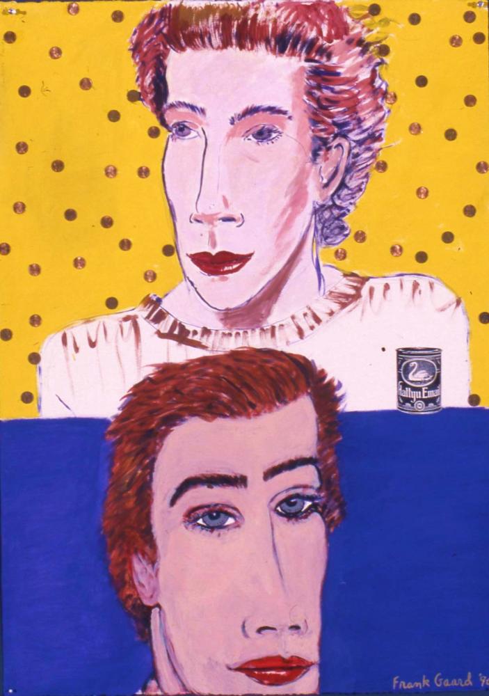 Early portrait from warehouse studio Southeast 1990 , friend of student I knew at MCAD. She 