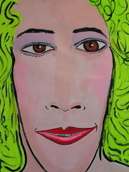 Pam as Green Gold Blonde